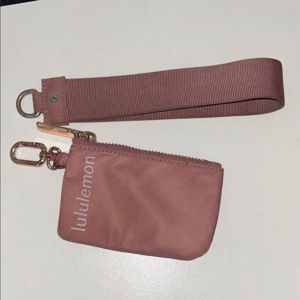 Lululemon Pink Wristlet Pouch